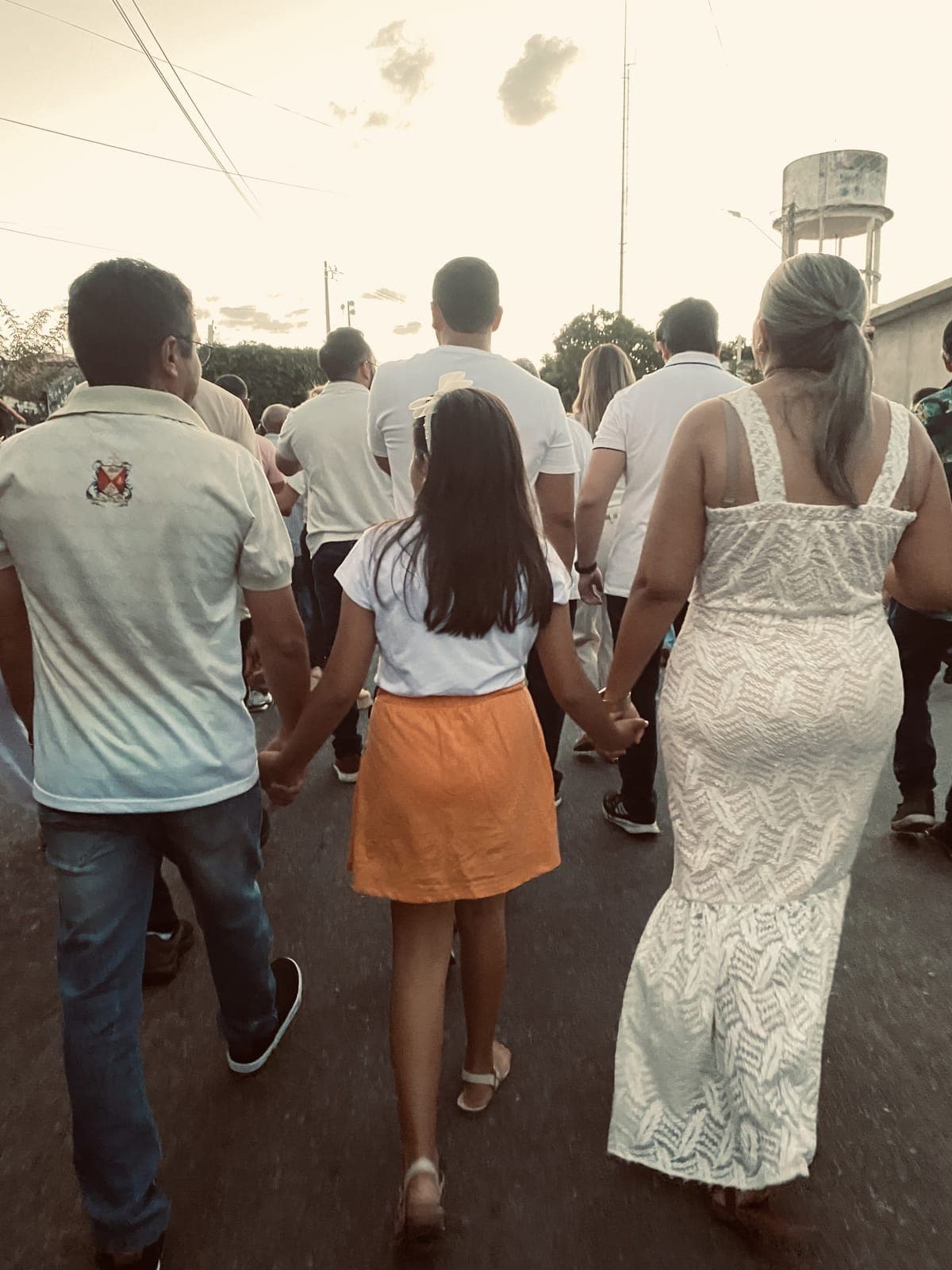 Procissão pelas ruas